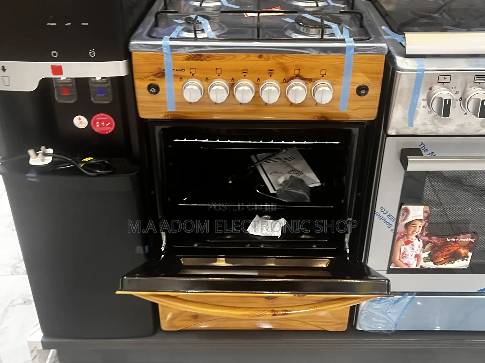 Better Light Wooden Volcano 4B Gas Cooker With Grill