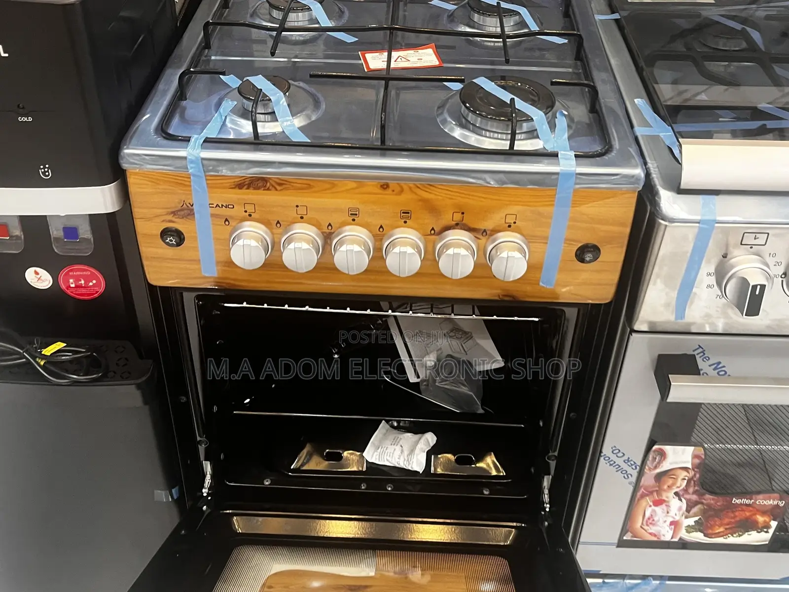 Awesome Light Wooden Aito Ignition Volcano Gas Cooker