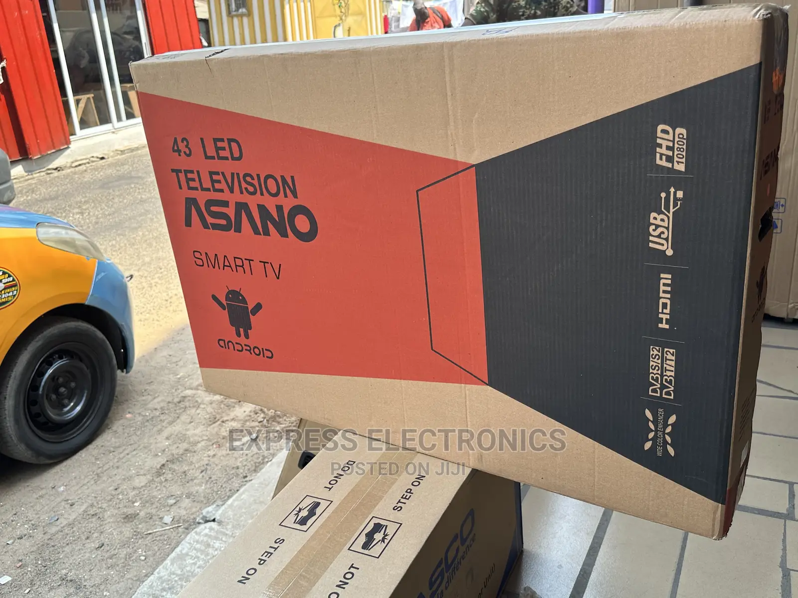 Mesmeric Newly Asano Smart 43”FHD Android Tv Sealed in Box