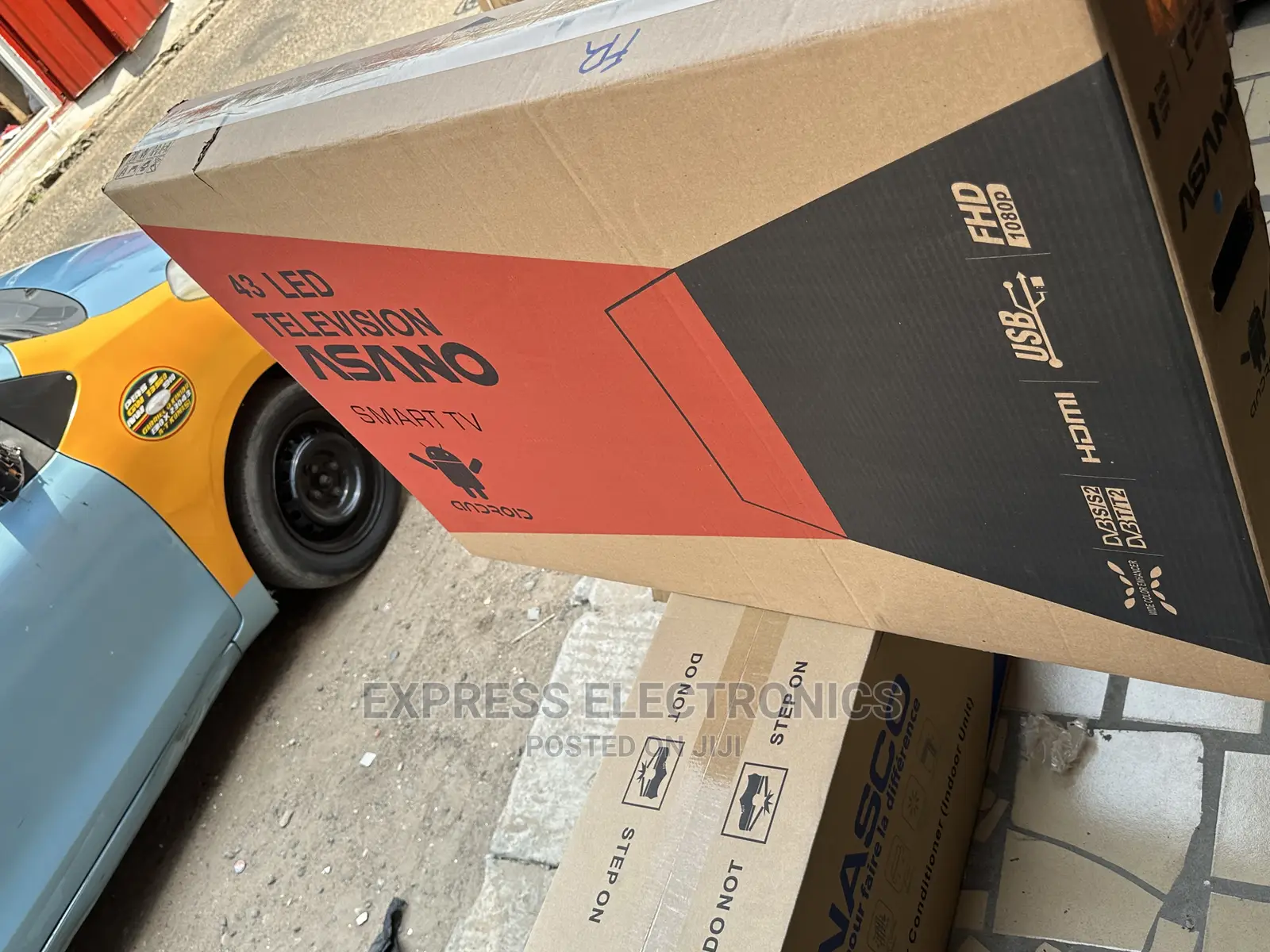 Mesmeric Newly Asano Smart 43”FHD Android Tv Sealed in Box