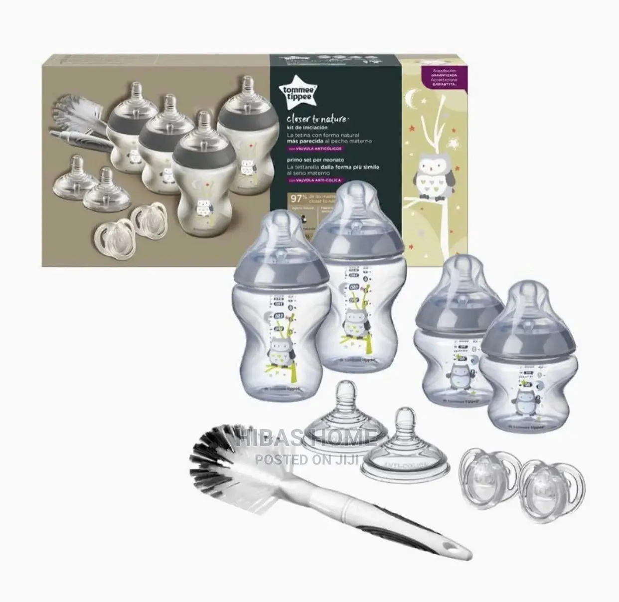 Tommee Tippee Closer to Nature Bottle Set 9 Piece Anti Colic