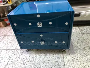 Bed Side Table With Cabinet And Drawers
