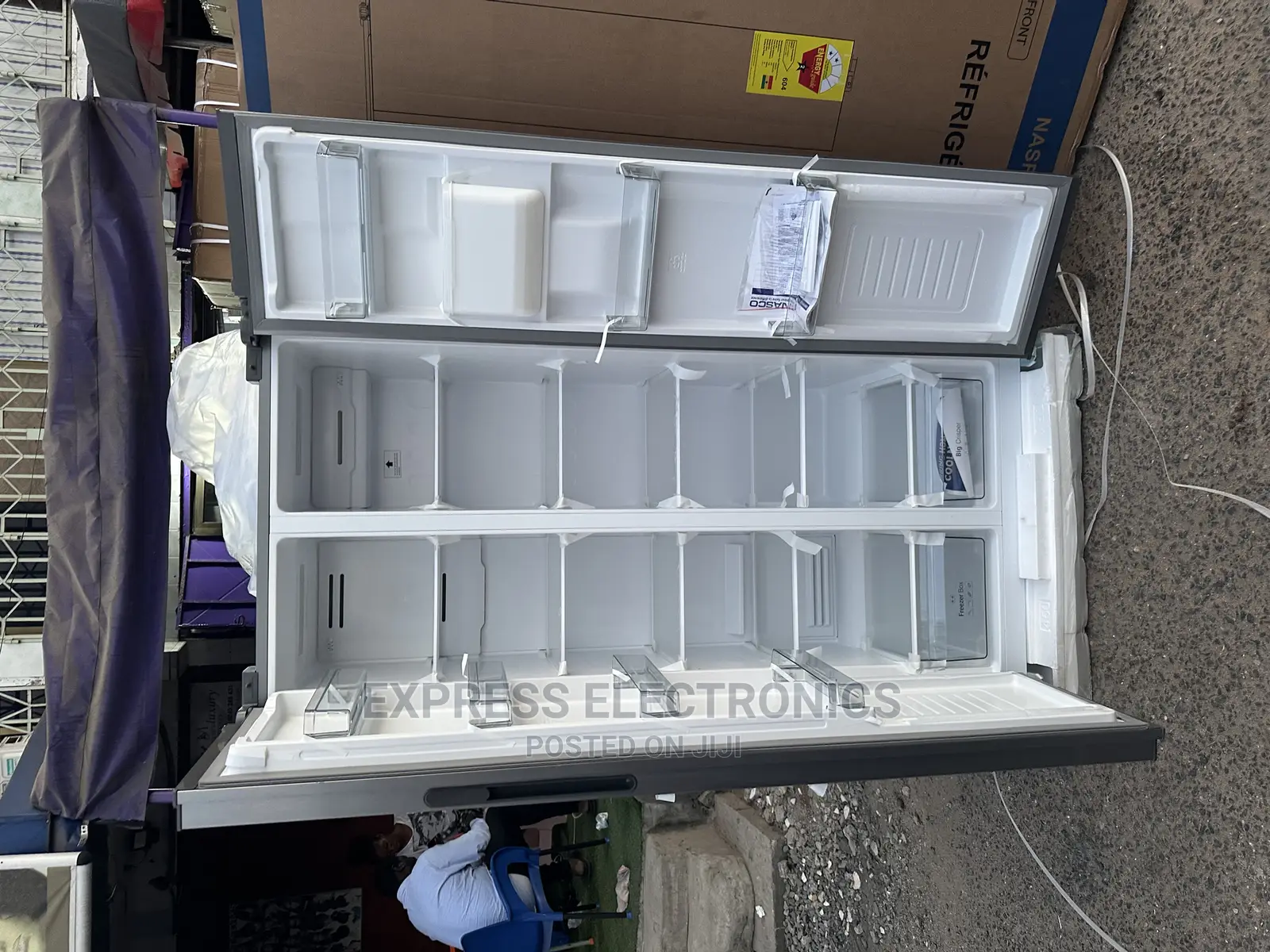 Mesmeric Newly Sealed Nasco Side by Side Fridge Nas2-55