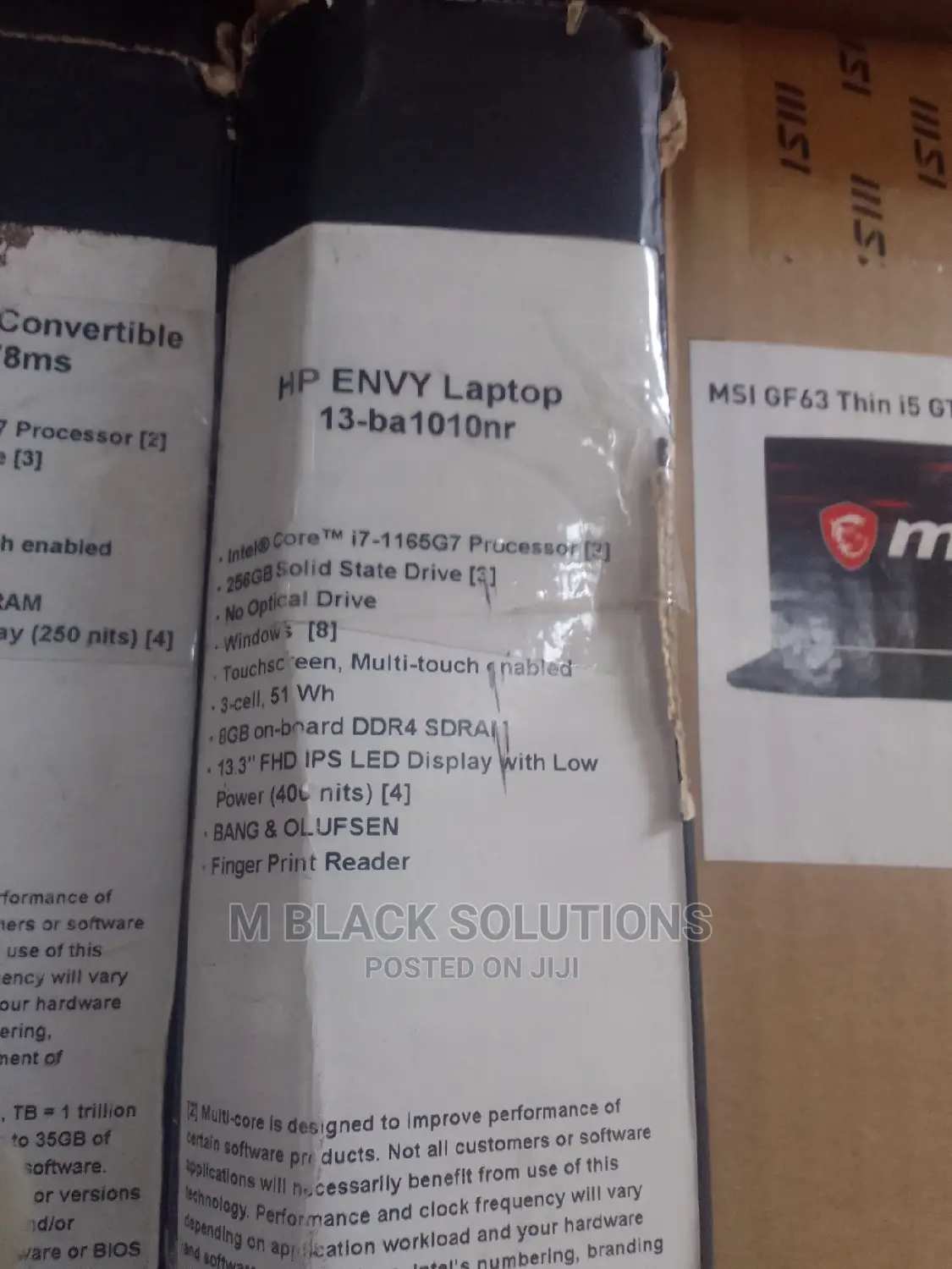 New Laptop HP Envy 13 256GB Intel Core I7 SSD 512GB
