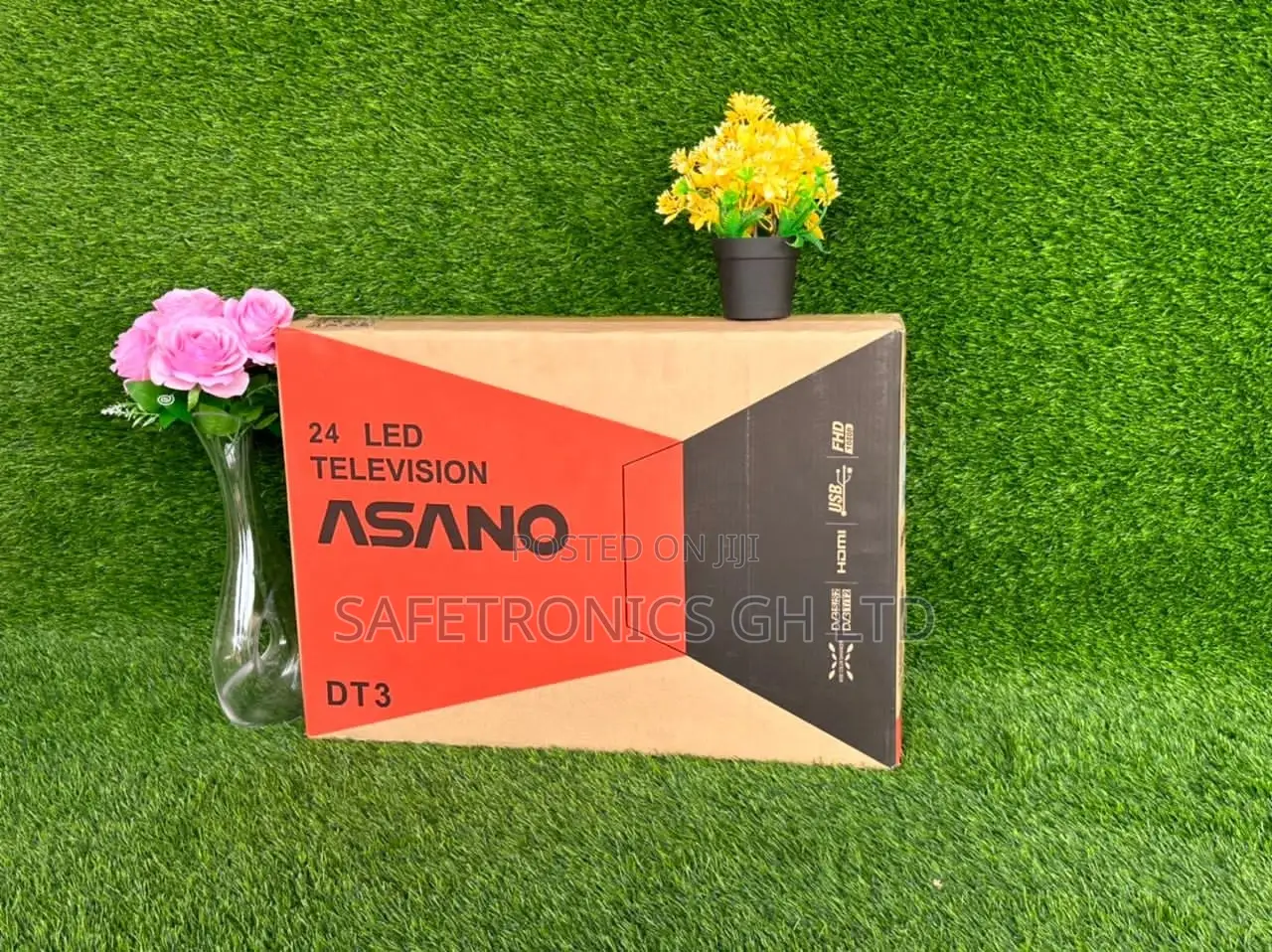 Asano 32′′ Smart TV Black LED