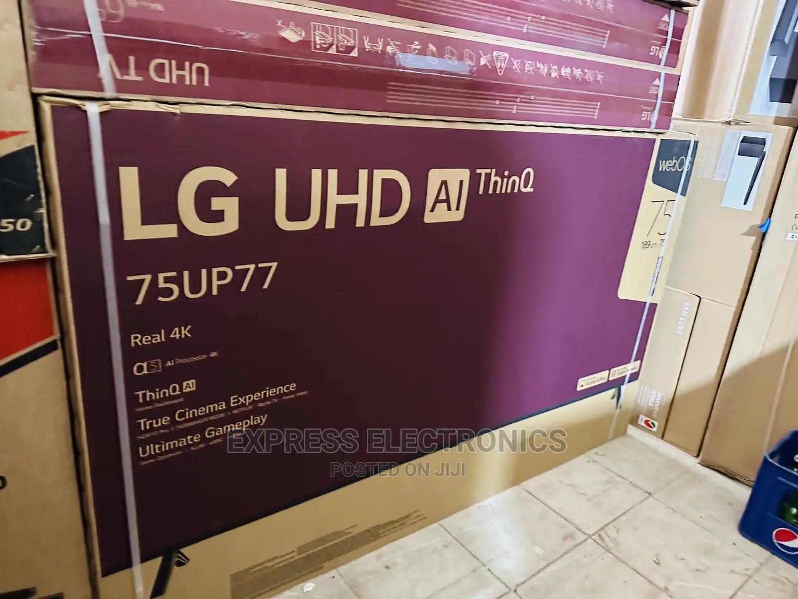 Smart Hub Dual LED LG UHD Display 75”Up77 LG Tv
