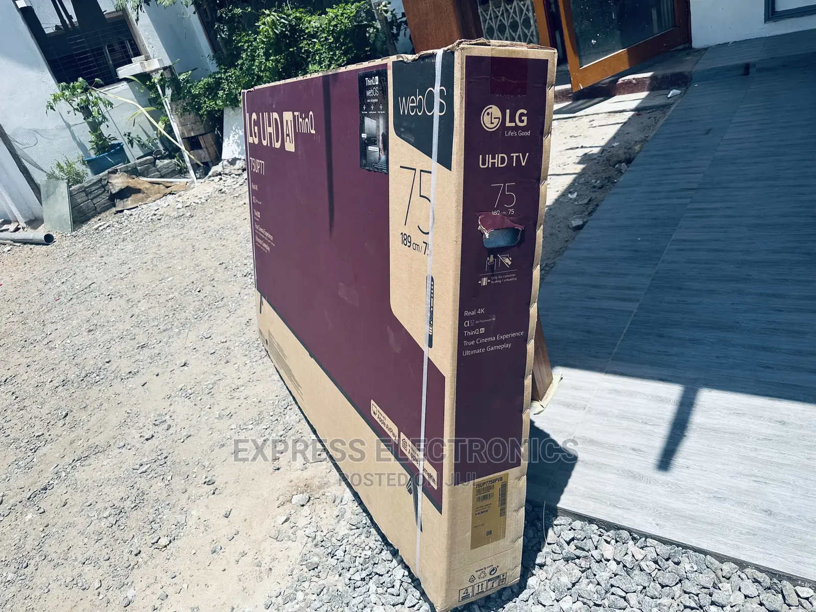 LG AI SMART FUNCTION Thinq Up77 Series 75” Tv