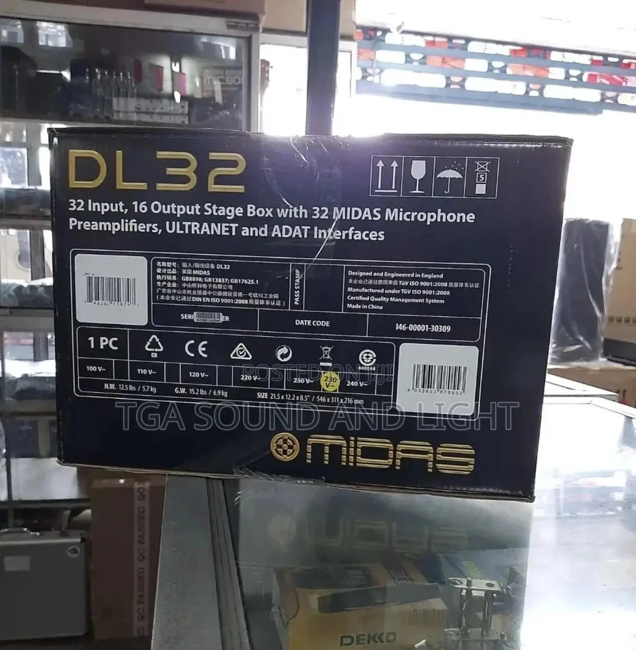 Midas Dl32 Stage Box