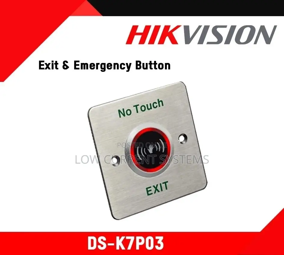 Hikvision Entrance Exit Non Touch Button Ds-K7p03