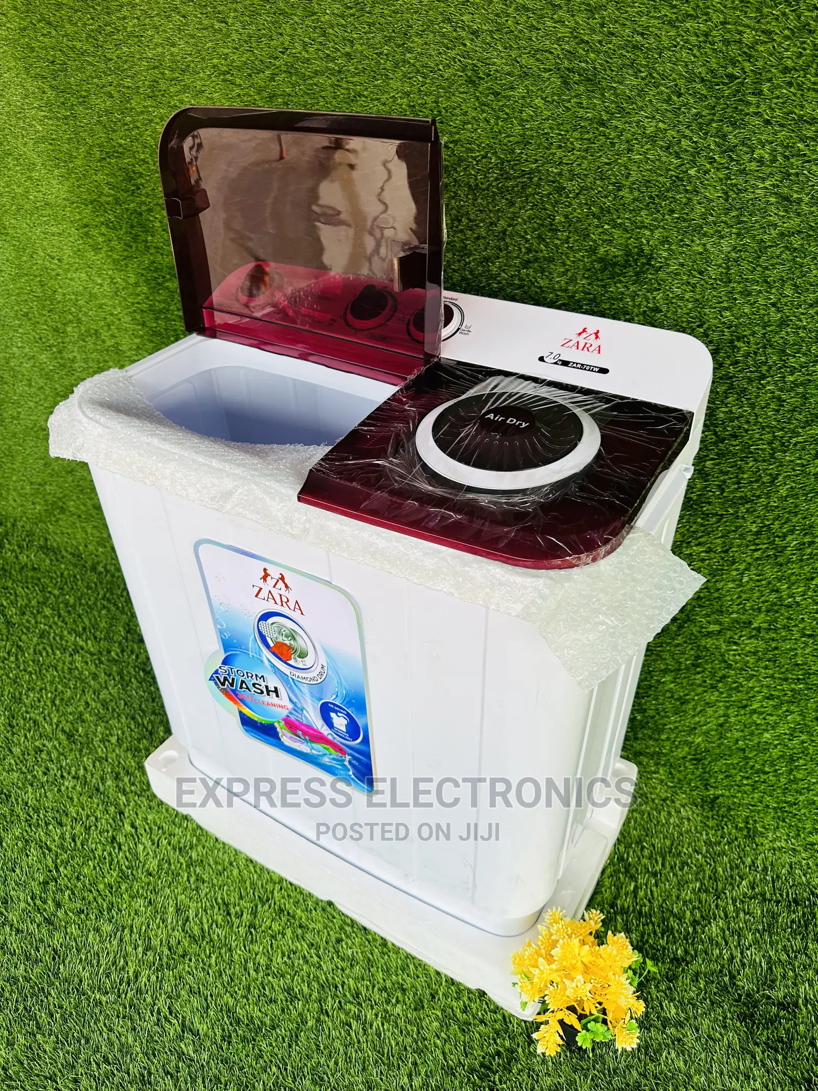 Energy Efficiency WM Semi Auto Zara 7kg Transparent Lid