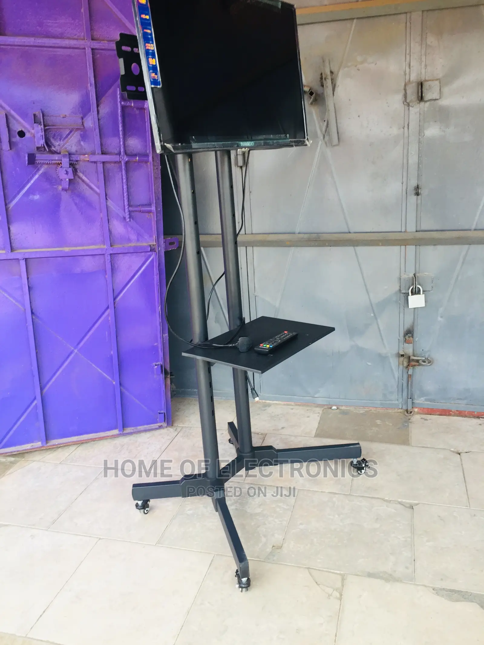 Sealed in Box Movable Trolley TV Stand With Wheels(32-70)