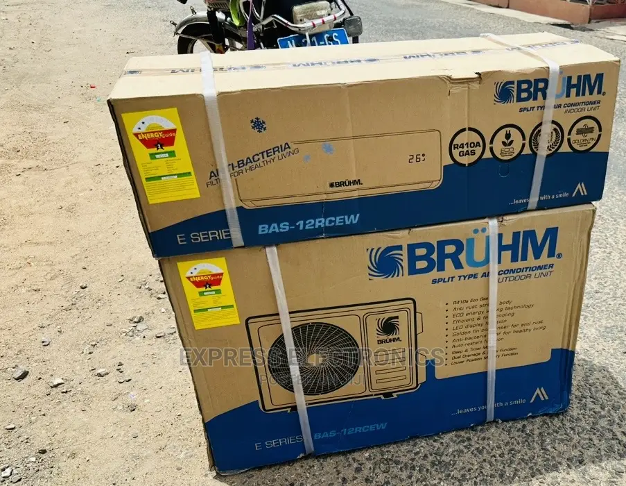 Built in Drain Pump 2.0hp Split Bruhm R410 AC