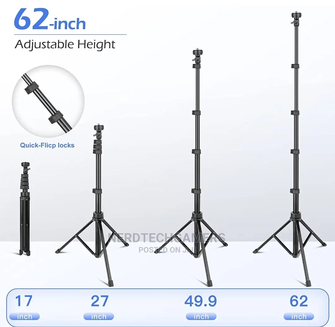 Sensyne 62" Phone Tripod Selfie Stick