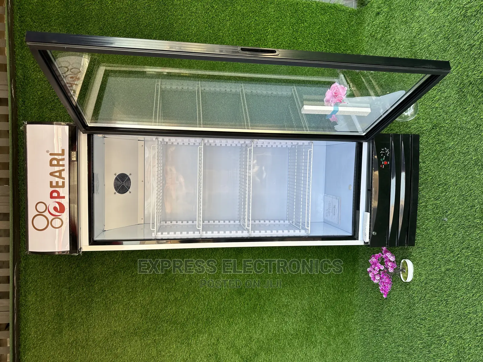 PVC46 318 Litres Frost Free Led Light Pearl Display Fridge