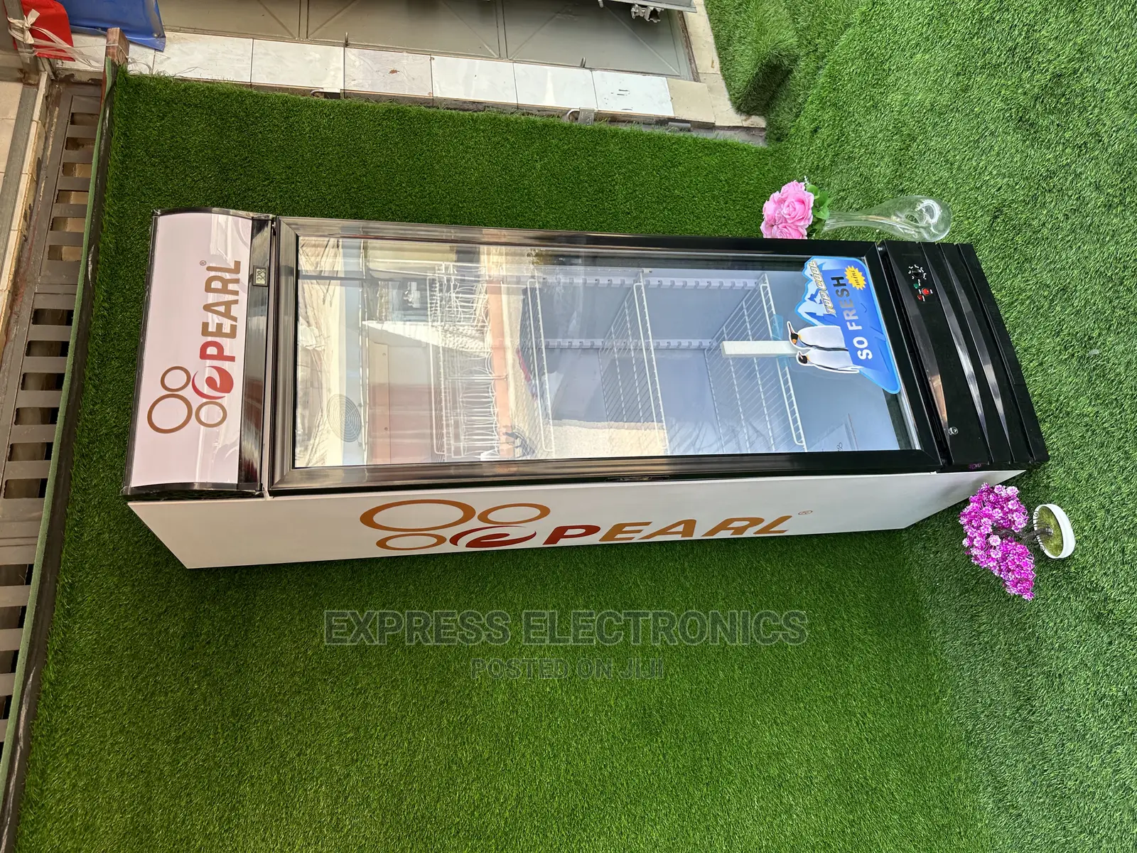 PVC37 , 248 Litres Pearl Display Fridge Frost Free Inner Led