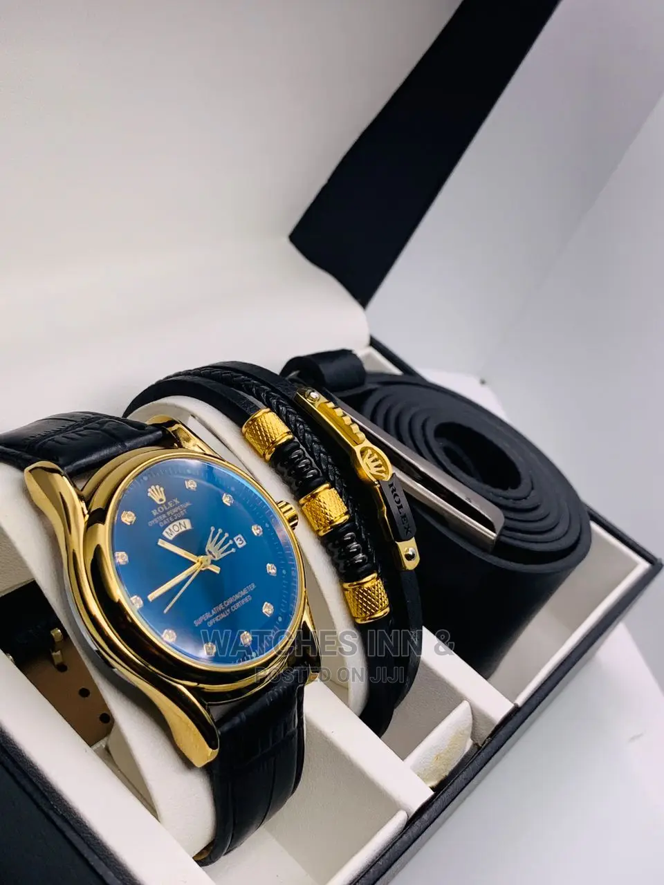 Rolex Genuine Leather Set ( Gift Ideas )
