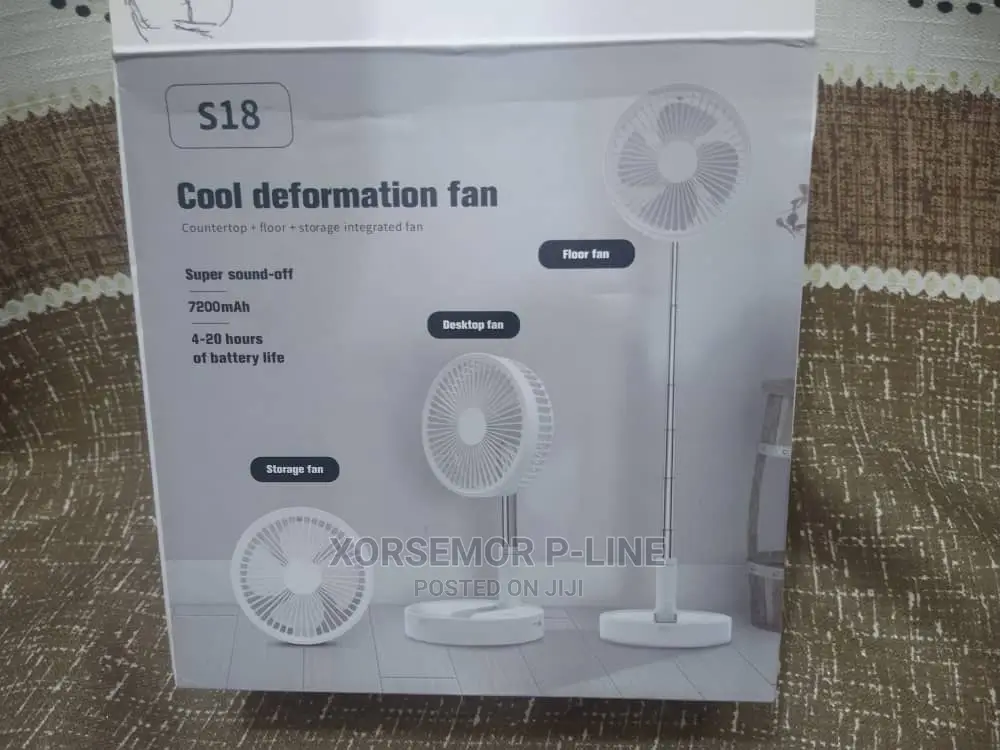 Adjustable High Rechargeable Fan