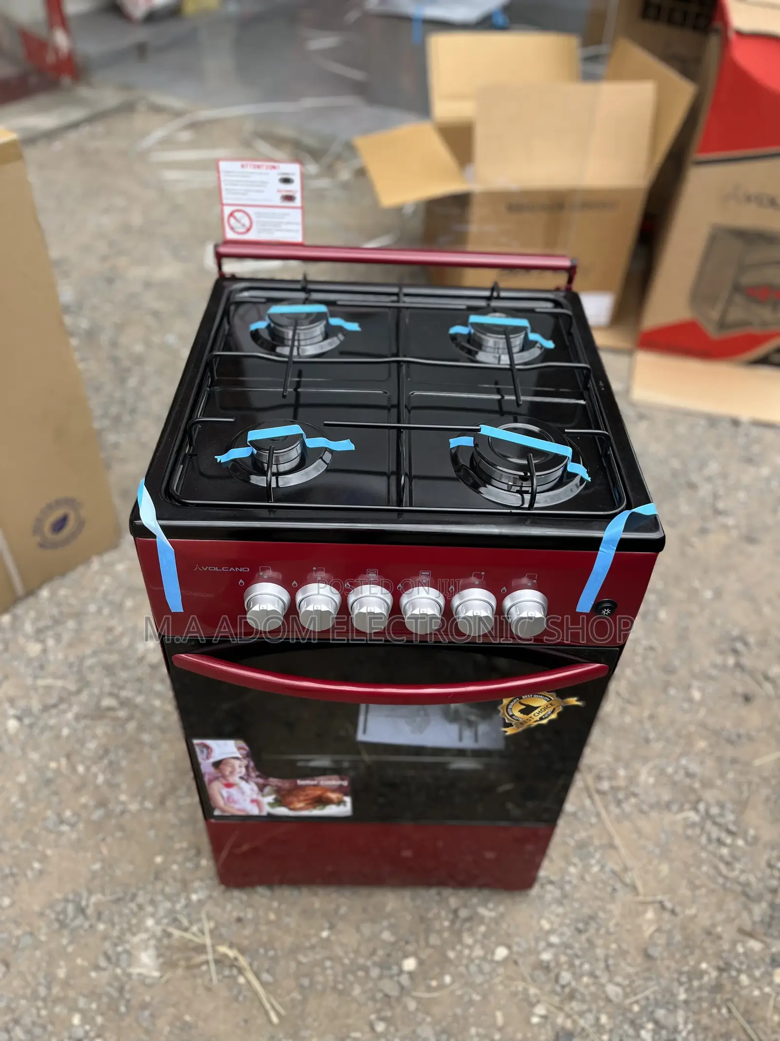 Kitchen Gas Cooker 4 Burner