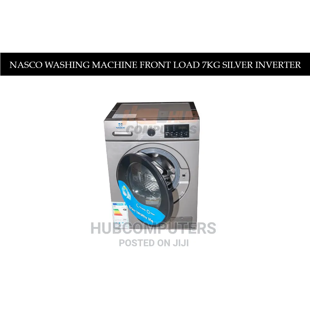 Wmnas-7kgsebd-Inverter Nasco Washing Machine 7kg Front Load