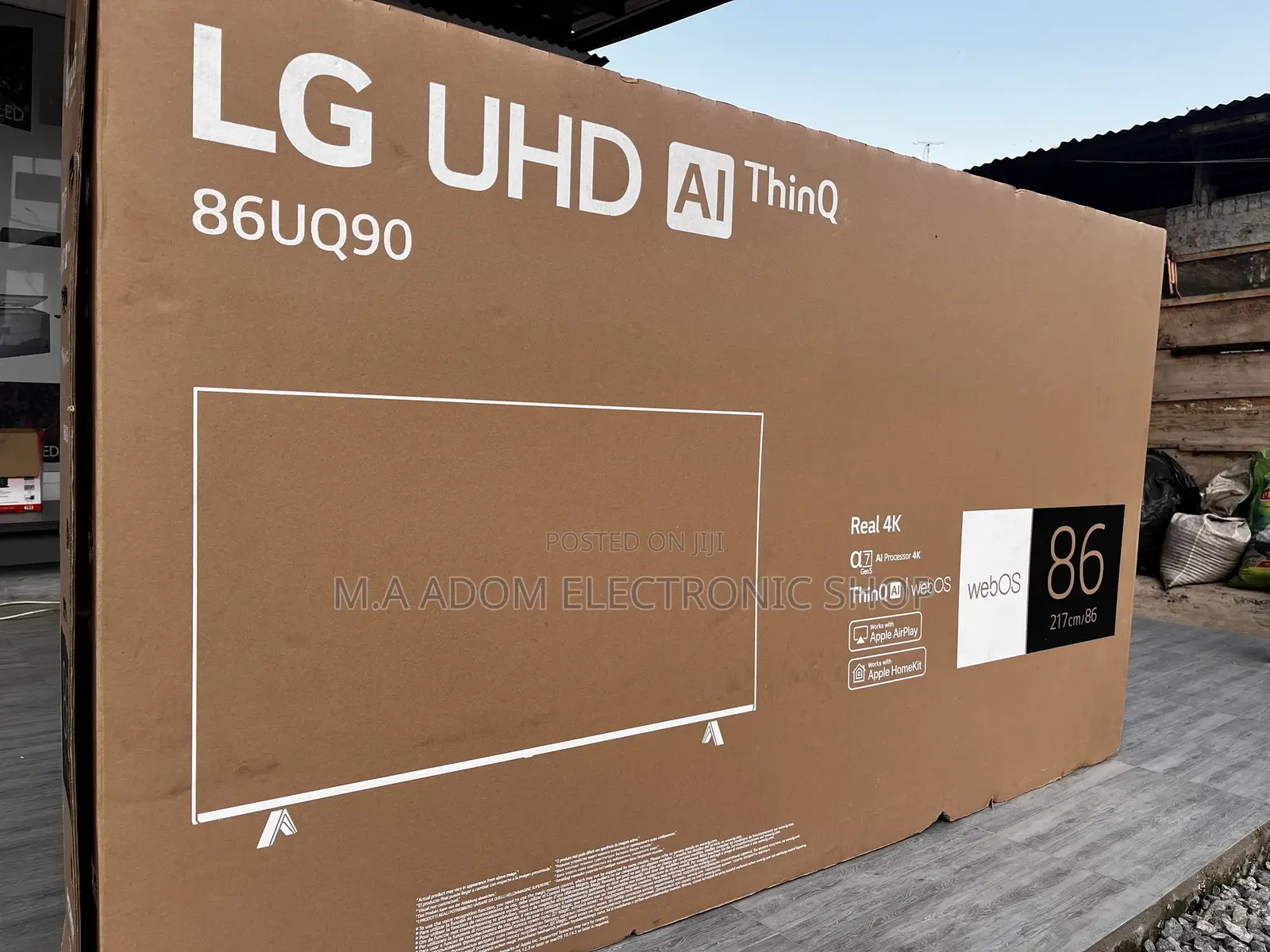 New Lg 86” UHD Smart Tv+ Free Installation