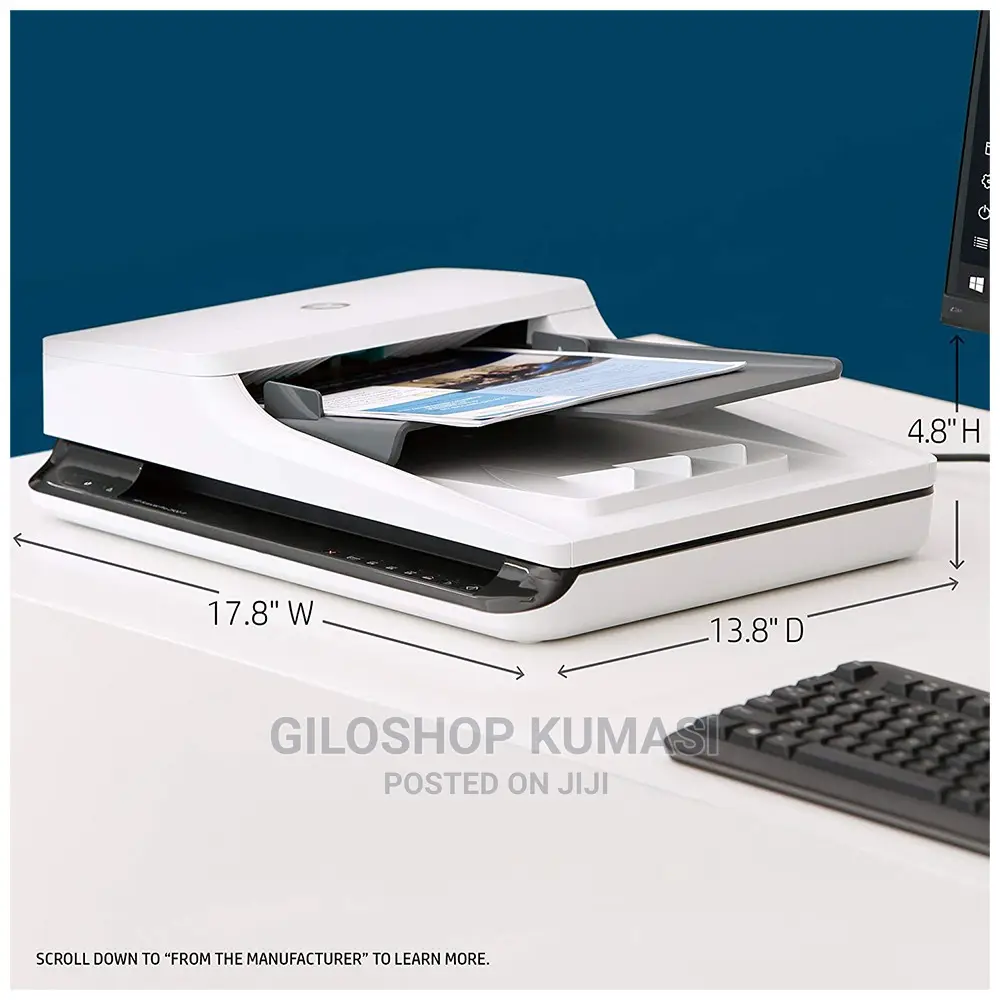 Hp Scanjet Pro 2500 F1 Flatbed Ocr Scanner