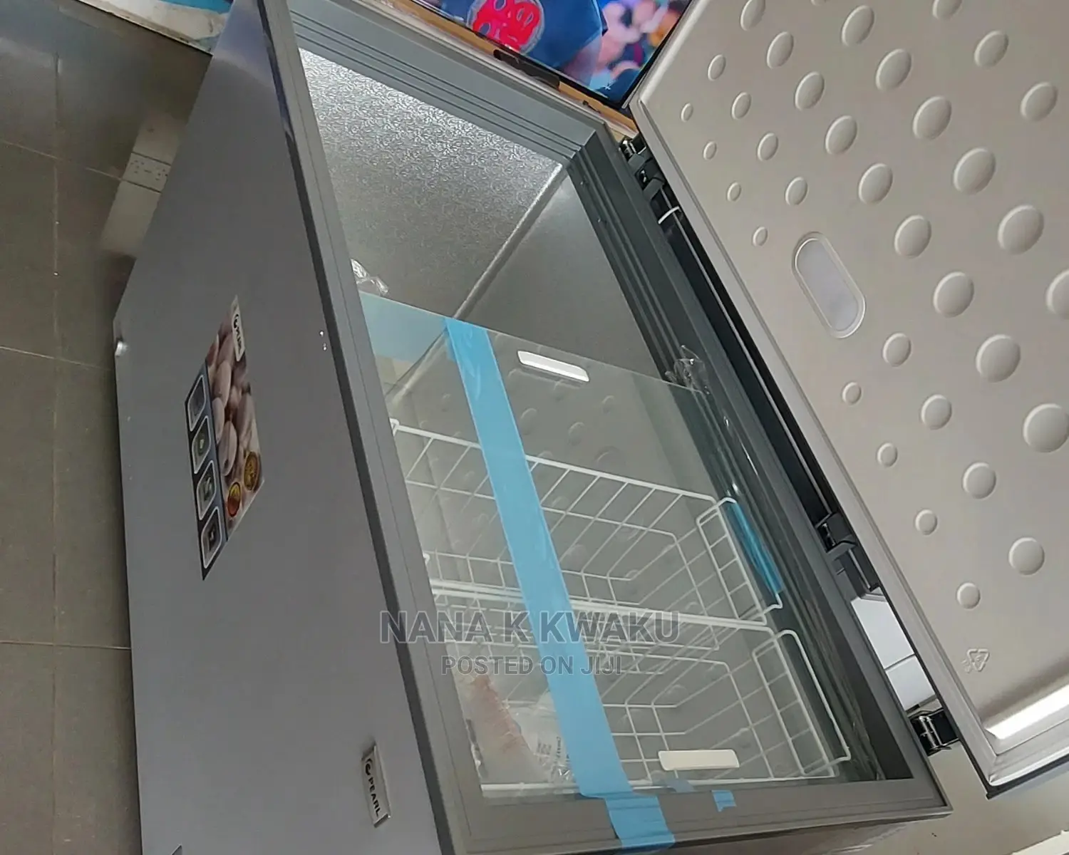 Cool Pearl 380litrs Chest Freezer Silver