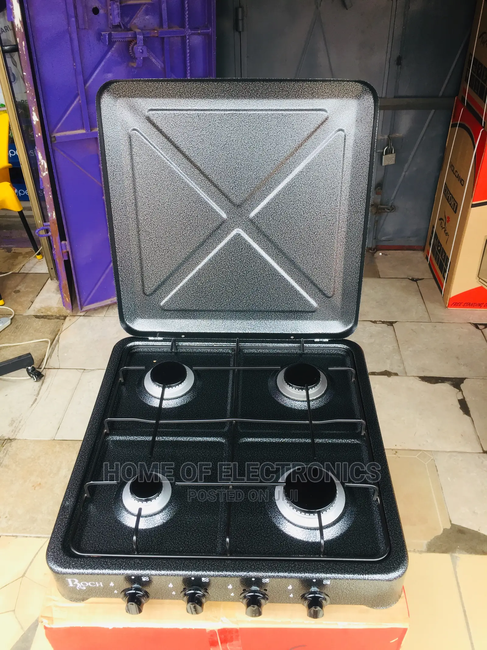 Stylish Design Roch 4 Burner Tabletop Gas Cooker