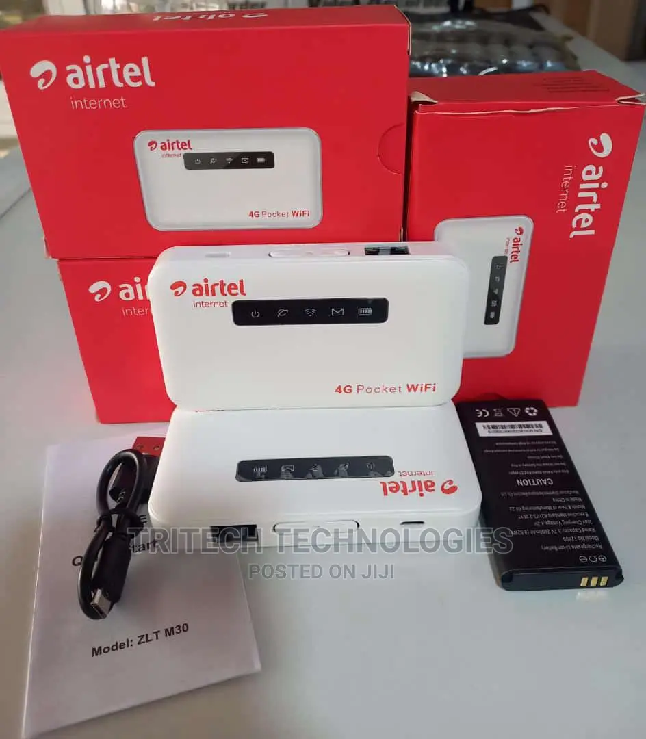 Airtel Mifi With 1 Lan Port With Battery