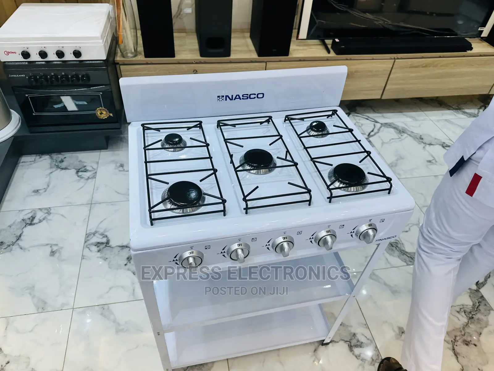 NASGS-K5BSM-S 5burner With Stand White