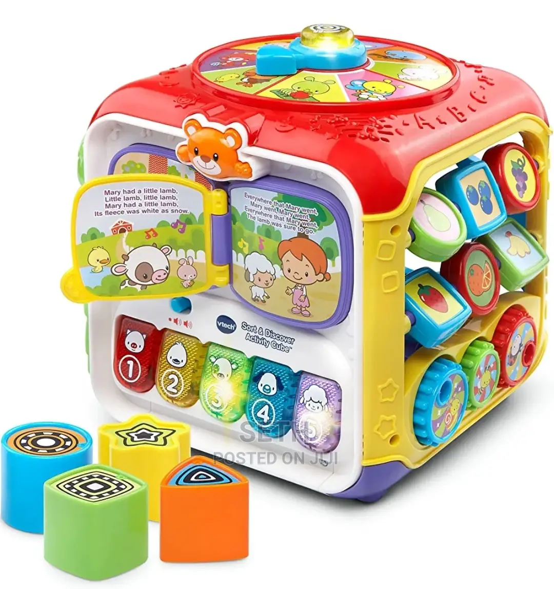 Children Kids Vtech Sort and Discover Activity Cube