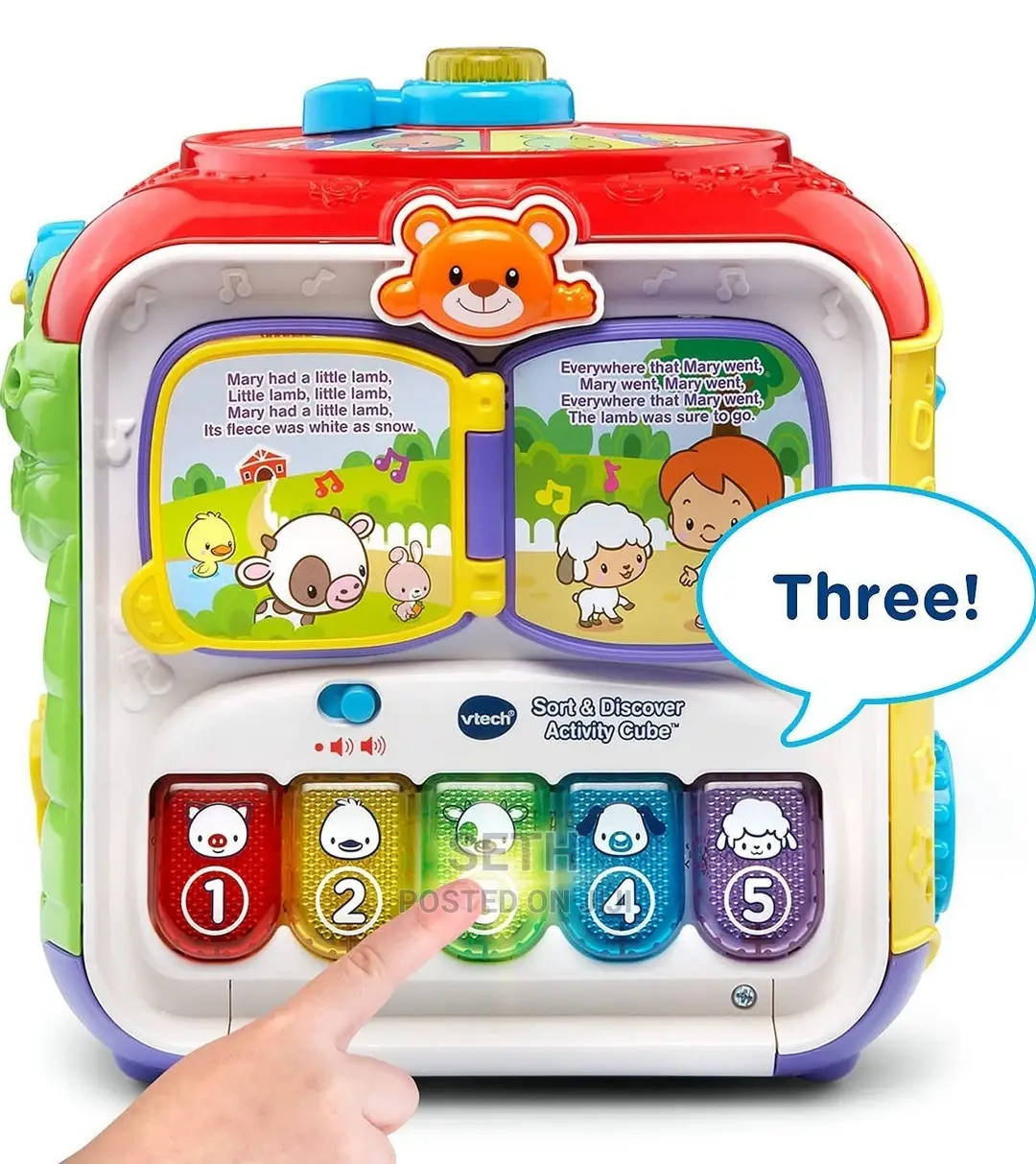 Children Kids Vtech Sort and Discover Activity Cube