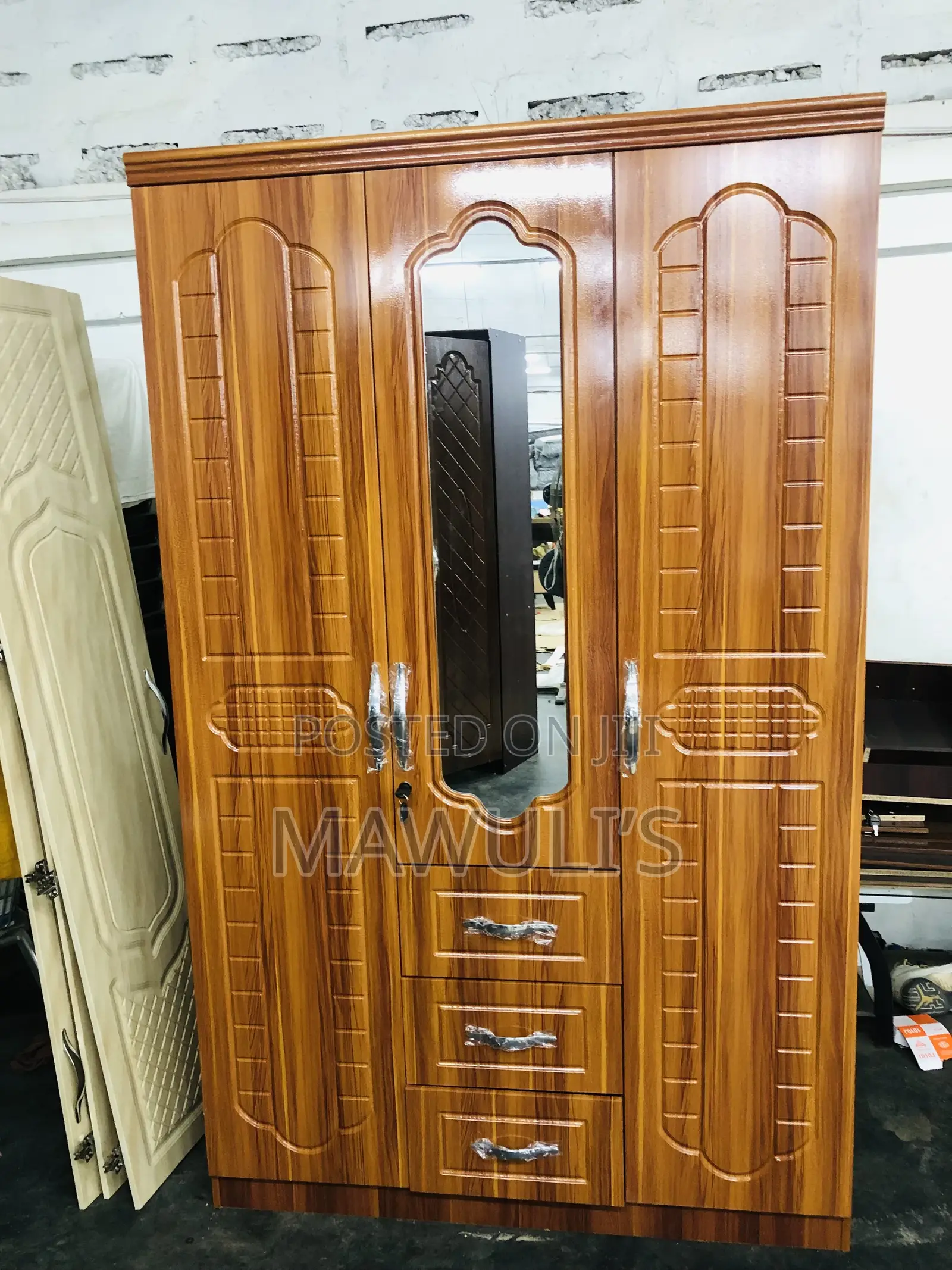 Imported Three Doors Wardrobe