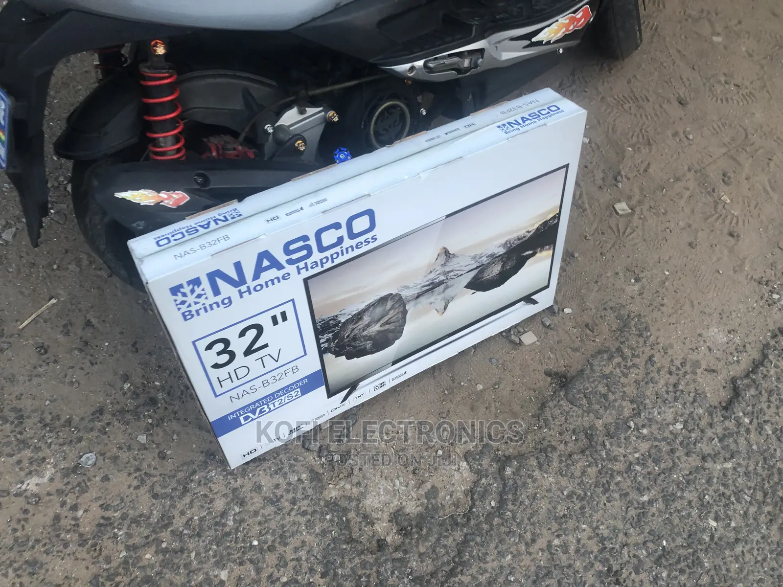 Backlight System(Led) Nasco Digital Satellite TV – 32′′Black
