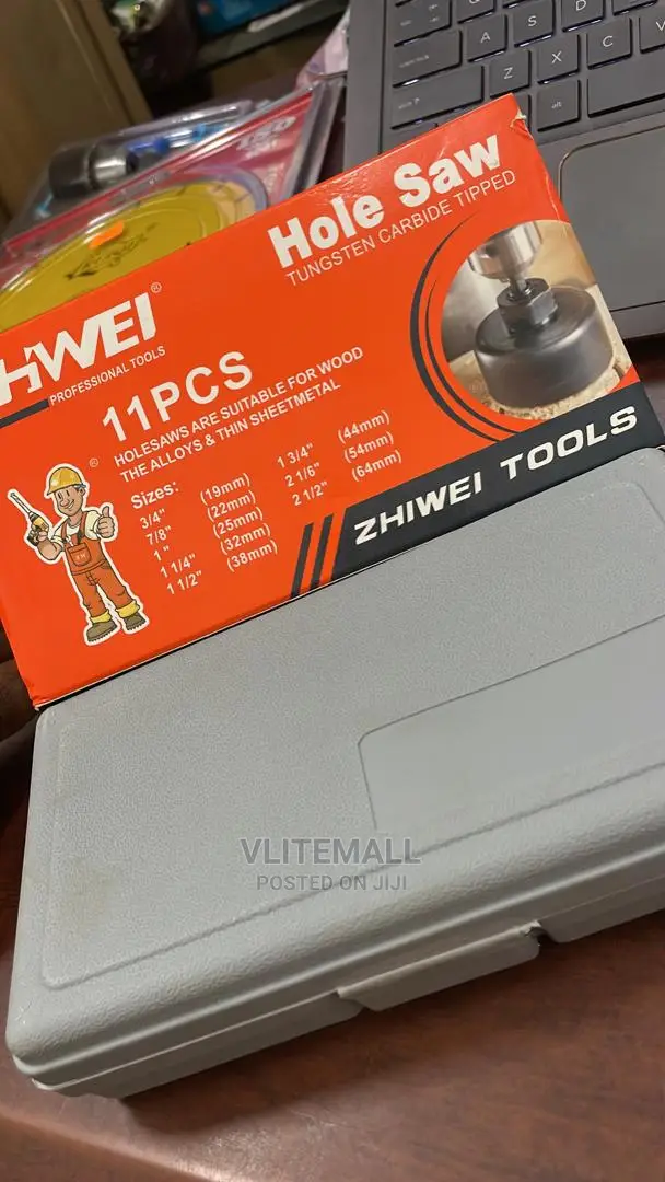 Hole Saw Tungsten Carbide Tipped (11pcs)