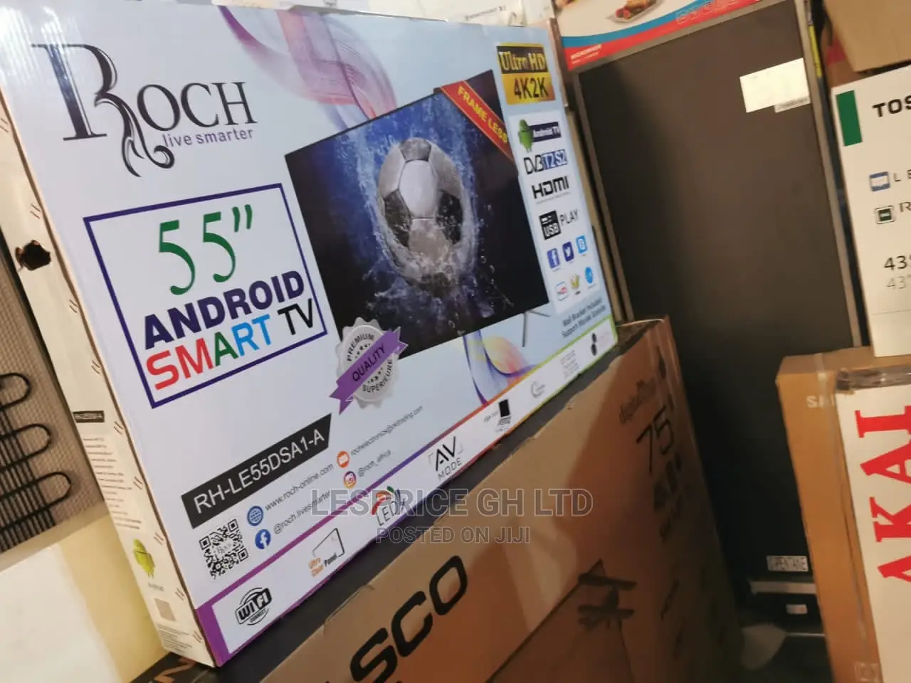 Excellent Roch 55” Smart Android Tv