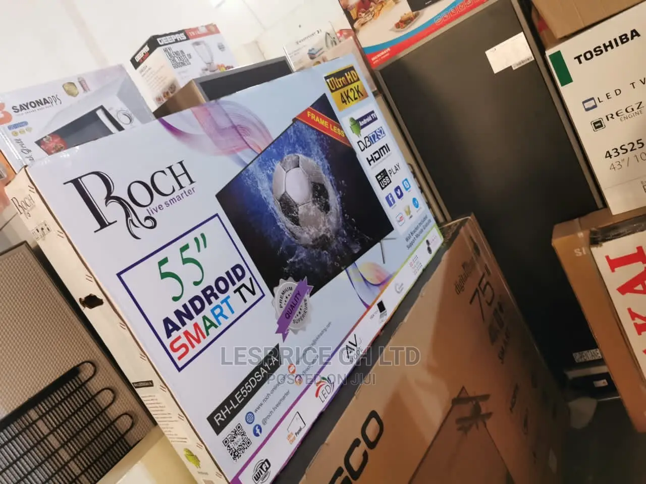 Amazing Roch 55” Smart Android Tv