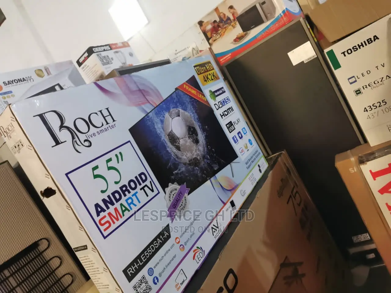 Superb Roch 55” Smart Android Tv