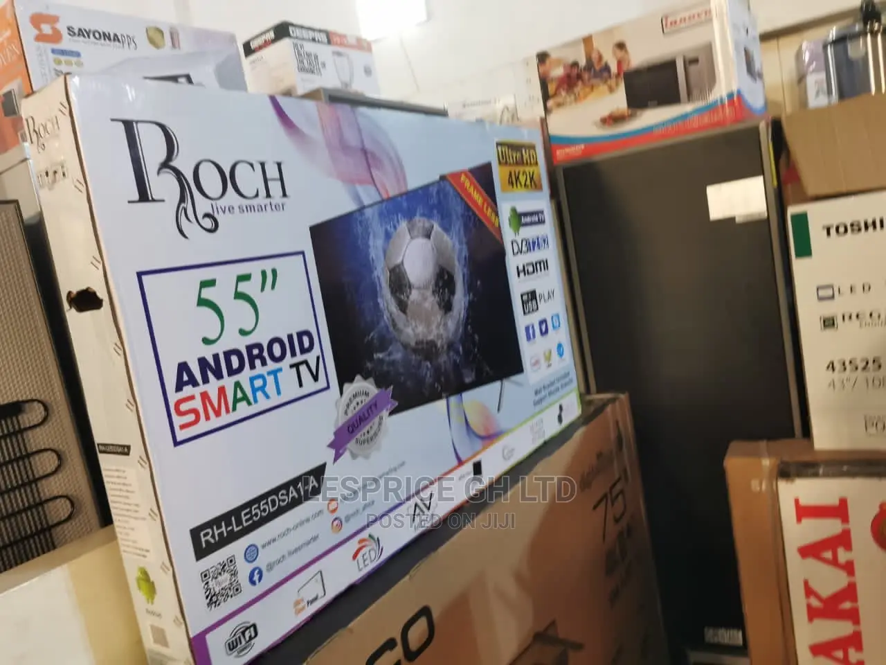 Superb Roch 55” Smart Android Tv