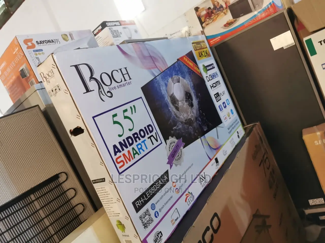 Super Cool Roch 55” Smart Android Tv