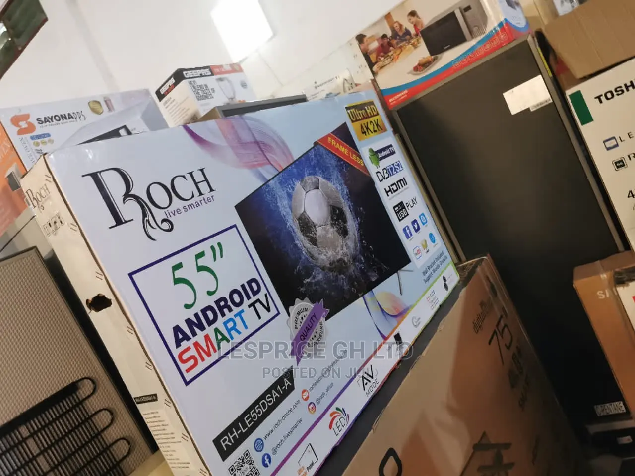 Super Cool Roch 55” Smart Android Tv