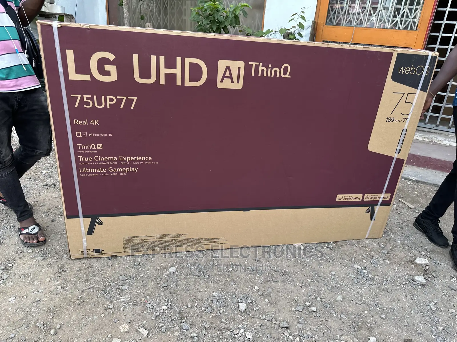 Real UHD LG LED Display Lg75up7750