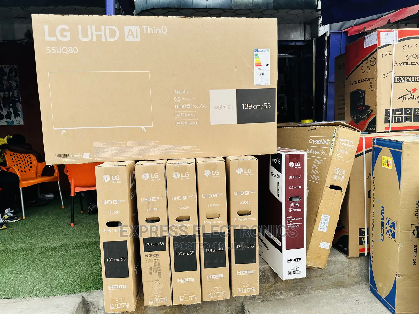 Adaptive Sound Quality UHD Smart Tv LG 55UQ80003