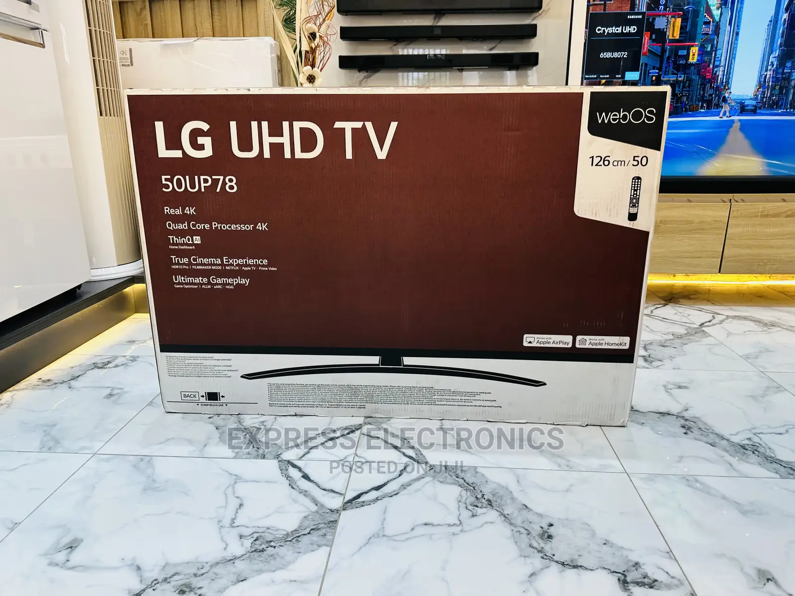 Adaptive Sound Quality Lg UHD Smart Tv 50UP7800
