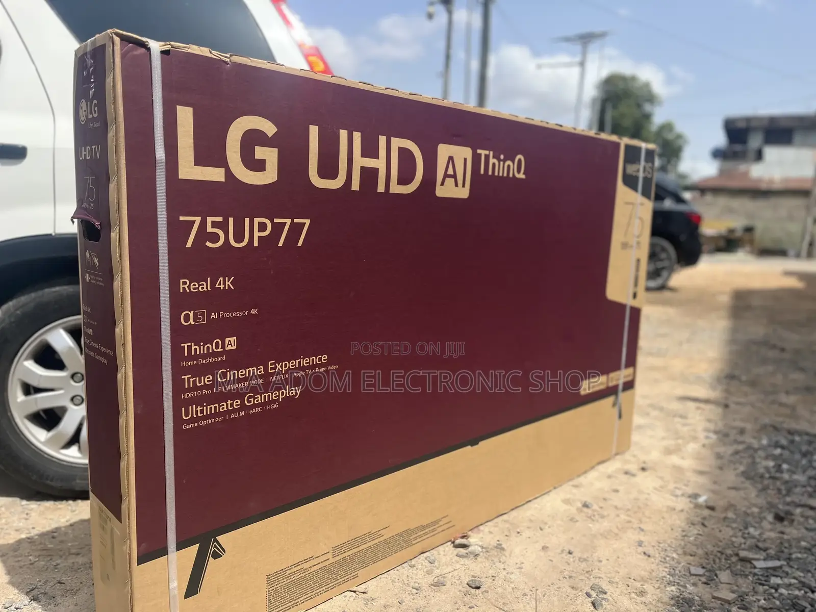 Lg 75” Tv With Magic Remote Plus Free Lg Sound Bar
