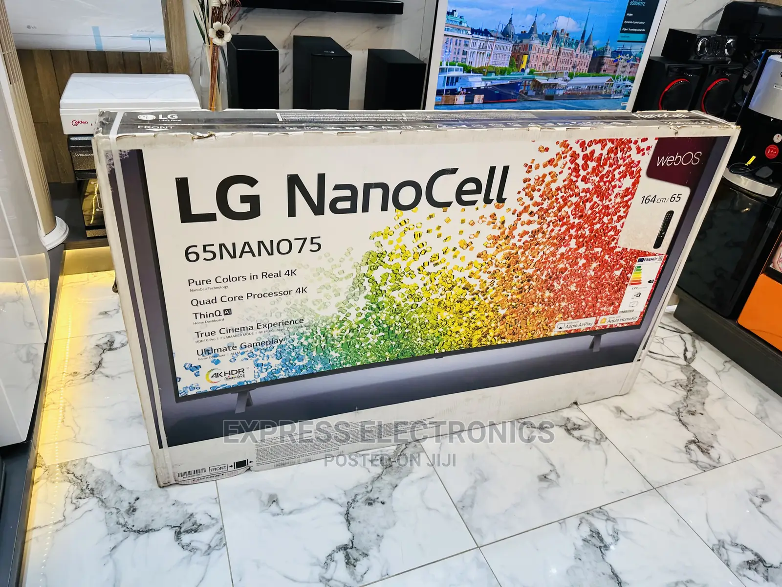 Dual LED UHD Smart Nano756 65”Nanocell Tv LG