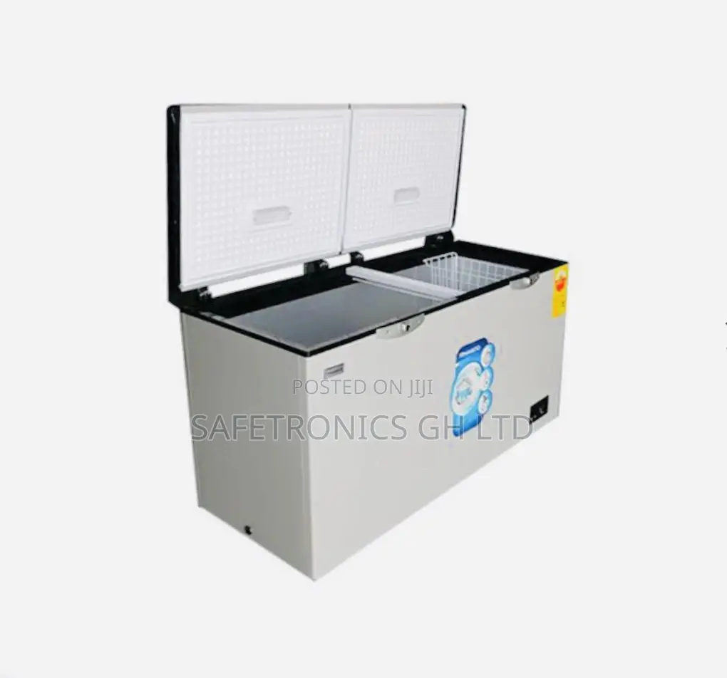 Pearl 708ltrs Double Door Chest Freezer PCF-850(Silver)