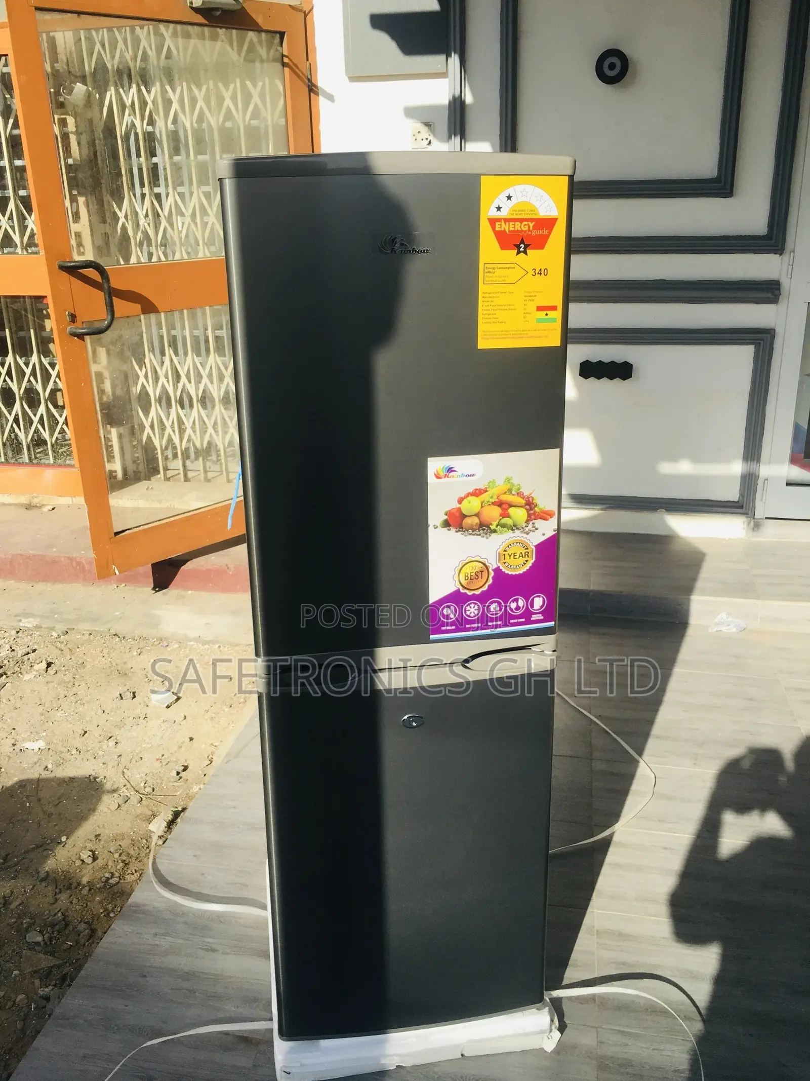 RF-271IX (166 Liters) Rainbow Top Freezer Fridge