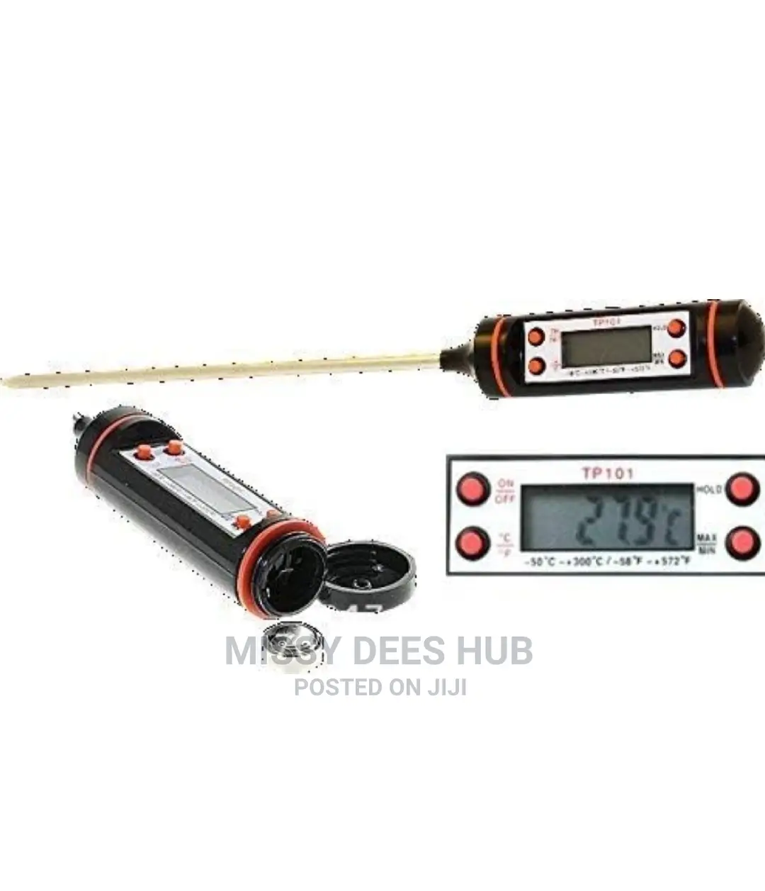 Digital Food Thermometer With Sheath