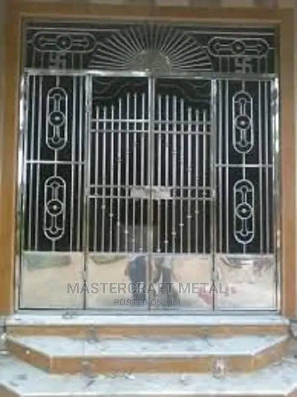 Main Door Stainless Steel Gates | Shiny Stainless Steel
