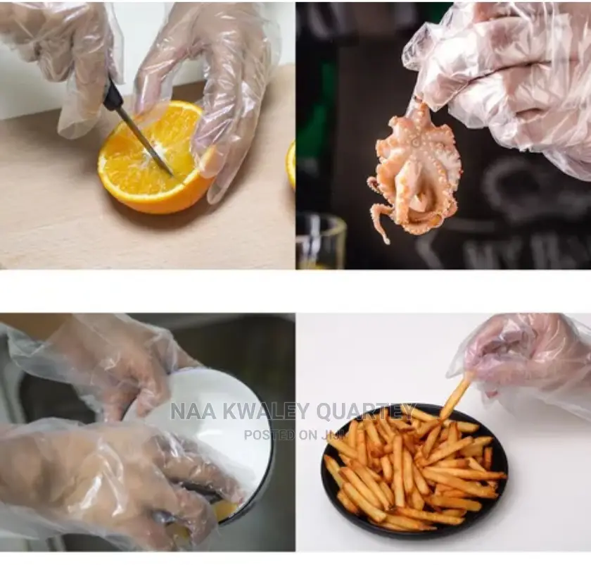 100pcs Food Handling Vinly Gloves